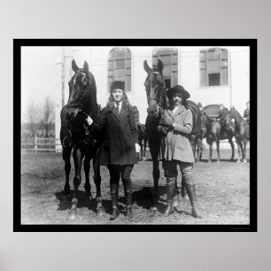 Poster Partons l'équitation 1921