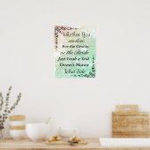 Poster "partout" de la carte de siège mariage (Cuisine)