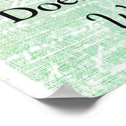 Poster "partout" de la carte de siège mariage (Coin)