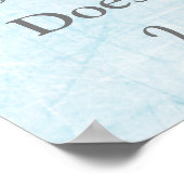 Poster "partout" de la carte de siège mariage (Coin)