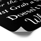 Poster "partout" de la carte de siège mariage (Coin)