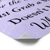 Poster "partout" de la carte de siège mariage (Coin)