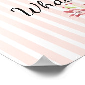 Poster "partout" de la carte de siège mariage (Coin)