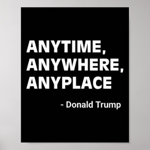Poster Partout Donald Trump 2024 Citation 3