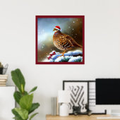 Poster Partridge de Noël 2 (Bureau à domicile)
