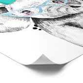 Poster Party Elephant Wild Safari Animaux Décor d'anniver (Coin)