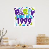 Poster Party Like It's 1999®™ - Design 01 (Cuisine)
