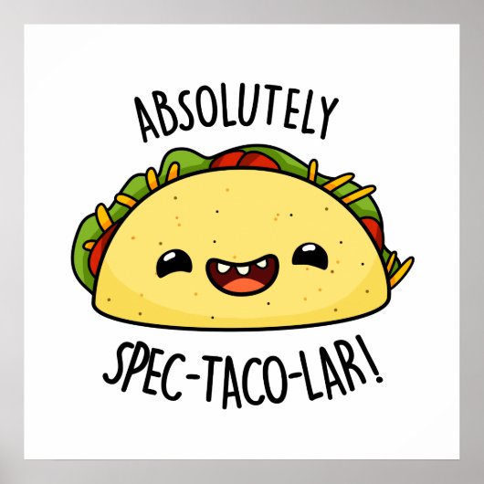 Poster Parun Taco Funny Spec-Taco-Lar (Devant)
