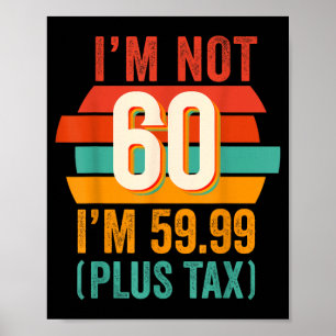 Poster Pas 60 5999 Plus Tax Chemise Anniversaire Pour Hom