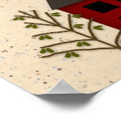 Poster Pas à la maison Sweet Home Imprimer (Coin)