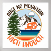 Poster Pas assez de montagne (Devant)