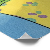 Poster Pas aujourd'hui, alarme - mode singe dormant 💤 🙈 (Coin)