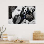 Poster Pas aussi simple que noir et blanc par APG (Cuisine)