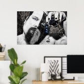 Poster Pas aussi simple que noir et blanc par APG (Bureau à domicile)