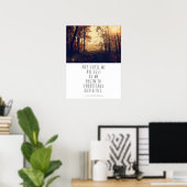 Poster Pas Avant D'Être Perdus Citation Thoreau (Bureau à domicile)