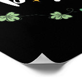 Poster Pas chanceux simplement béni St Patrick's Day (Coin)