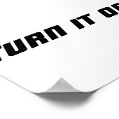 Poster Pas d'affiche de téléphone portable (Coin)