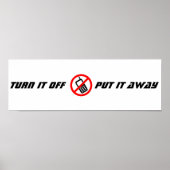 Poster Pas d'affiche de téléphone portable (Devant)