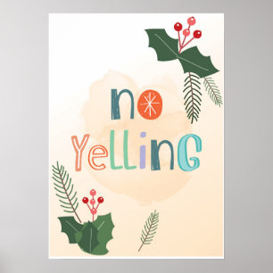 Poster PAS D'Affiche JAUNE