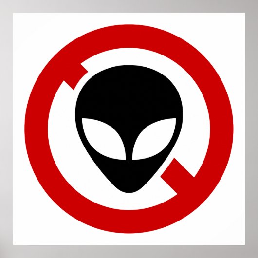 POSTER PAS D'ALIEN (Devant)