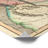 Poster Pas d'Amérique possessions britanniques (Coin)