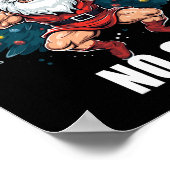 Poster Pas d'ascenseur Pas de cadeau Père Noël Gym Bodybu (Coin)