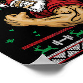 Poster Pas d'ascenseurs Non s Vilain entraînement de Noël (Coin)