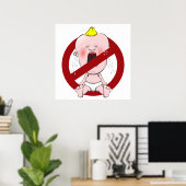 POSTER PAS DE BÉBÉS EN PLEIN AIR (Bureau à domicile)