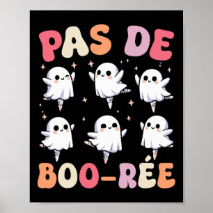 Poster Pas De Boo-rée Danse Éffrayante de ballet fantôme