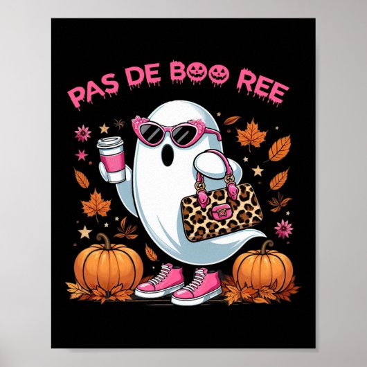 Poster Pas De Boo Ree Halloween Éffrayant (Devant)