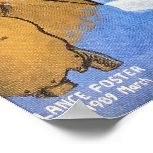 Poster "Pas de buffle" (Coin)