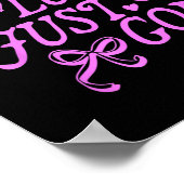 Poster Pas de chance, juste Dieu Jésus-Christ Design (Coin)