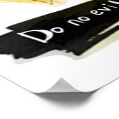 Poster Pas de chats guerriers mal puissance de trois illu (Coin)