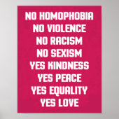 Poster Pas de citation homophobe (Devant)