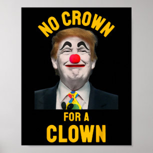 Poster Pas de couronne pour un clown