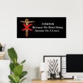 Poster Pas de croix (Bureau à domicile)