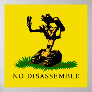 Poster Pas de désassemblage
