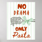 Poster Pas de Drame Seulement des Pâtes (Devant)