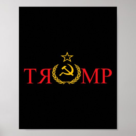 Poster Pas de fausses nouvelles Trump Russie 1 (Devant)