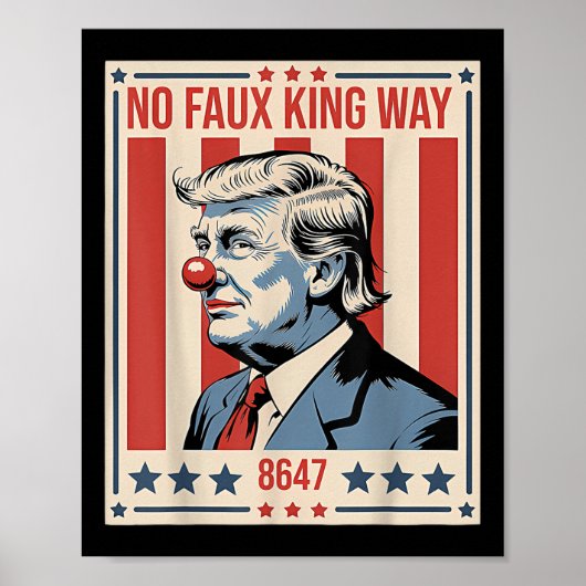 Poster Pas de faux roi chemin 86 47 (Devant)