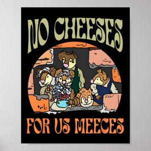 Poster Pas De Fromages Rétro Pour Nous Repas De Fêtes Rep