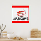 POSTER PAS DE FUMEUR (Cuisine)