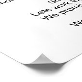 Poster PAS DE FUMEURS ! - Par décret fasciste ! -AFFICHE (Coin)