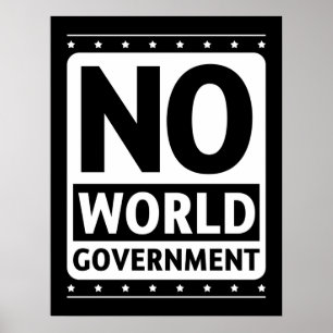 Poster Pas de gouvernement mondial #1