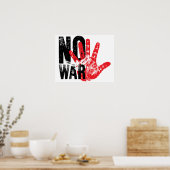 Poster PAS DE GUERRE ! design radical pour des temps radi (Cuisine)