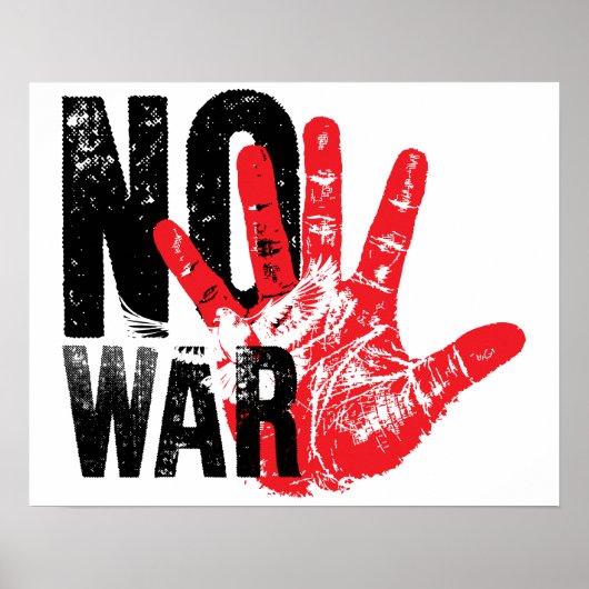 Poster PAS DE GUERRE ! design radical pour des temps radi (Devant)