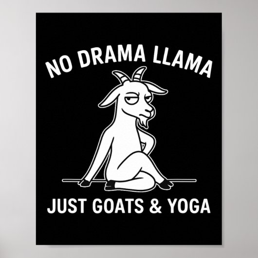 Poster Pas de lama dramatique, juste des chèvres et du yo (Devant)
