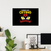 Poster Pas de larmes au Cornhole (Bureau à domicile)