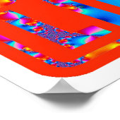 Poster Pas de limite de vitesse (5) avec art fractal (Coin)