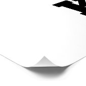 Poster Pas de logo de rois, conception de panneau d'arrêt (Coin)